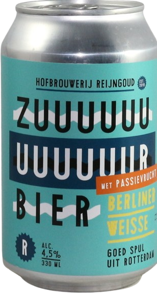 Reijngoud Zuur Bier met passievrucht blikje van 33cl