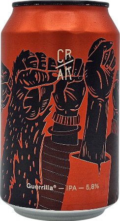 CRAK Guerrilla blikje van 33cl