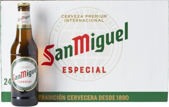 San Miguel Especial doos van 24 flesjes á 0,33 liter