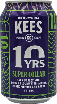 Kees Super Collab 10 Years blikje van 33cl