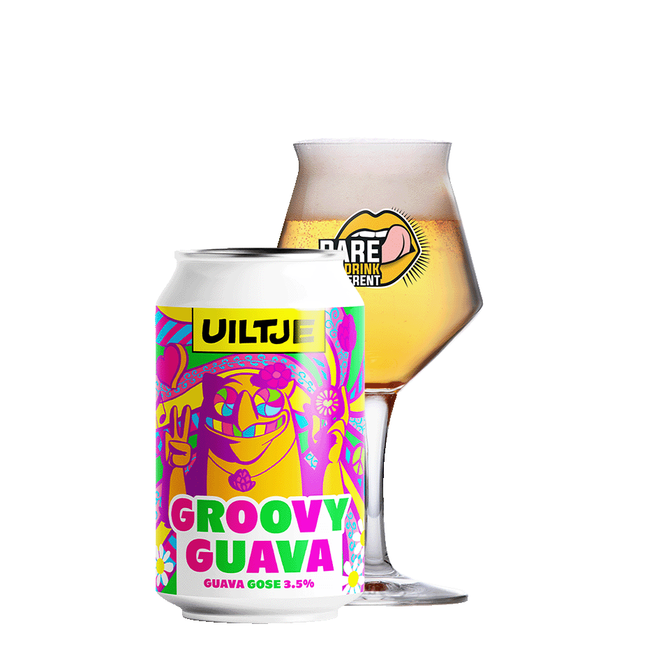 Uiltje Groovy Guava blik 33cl - Gose - 3.5% - 8721055141914