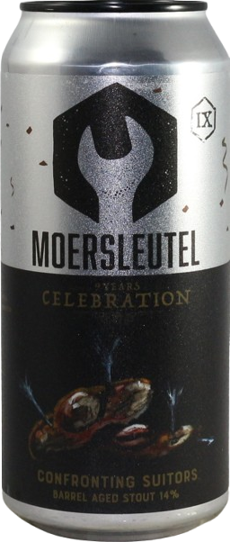 Moersleutel 9 Years Confronting Suitors blik van 44cl