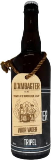 d’Ambagter Tripel fles van 75cl