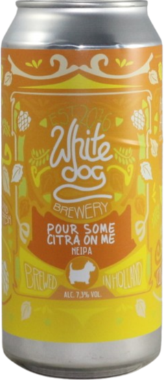 White Dog Pour Some Citra On Me blik van 44cl