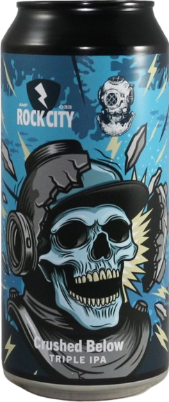 Rock City Crushed Below blik van 44cl