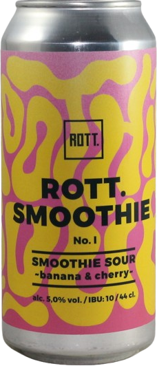 ROTT.smoothie no.1 Banana & Cherry blik van 44cl