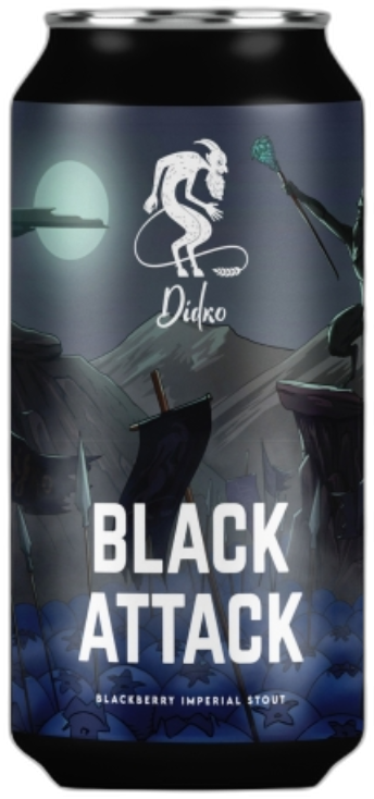 Didko Black Attack blik van 44cl