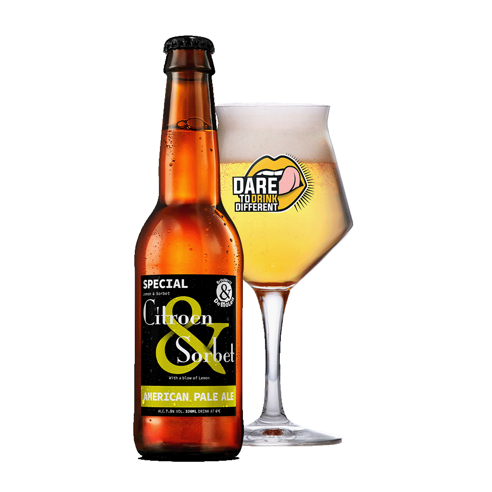 De Molen Citroen & Sorbet Fles 33cl - Pale Ale - 7.5% - 8721017802600