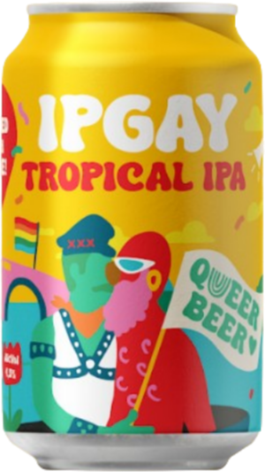 Queer Beer IPGAY blikje van 33cl