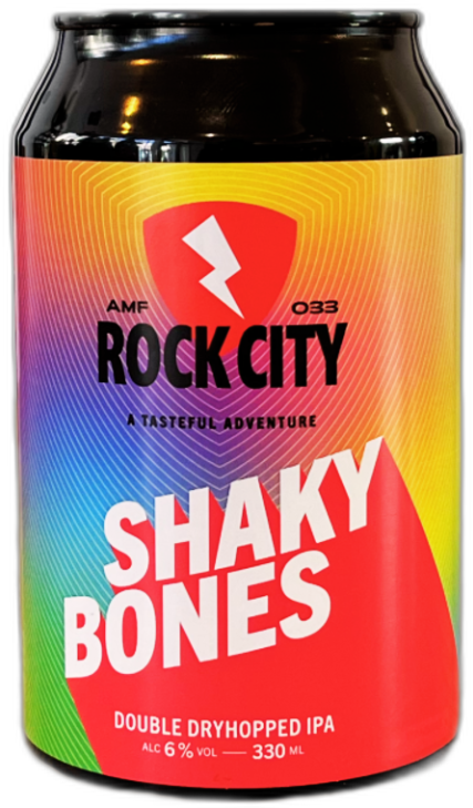 Rock City Shaky Bones blikje van 33cl