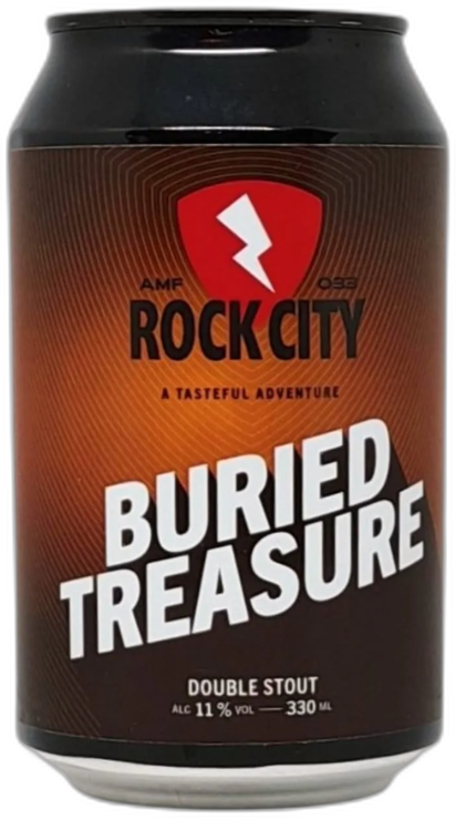 Rock City Buried Treasure Double Stout blikje van 33cl