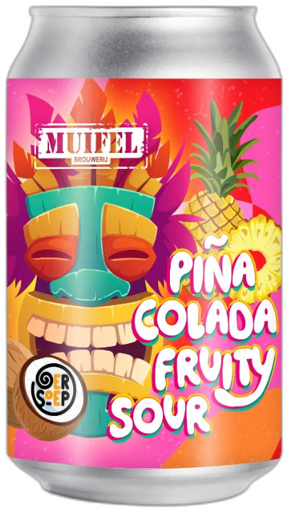 Muifel Pina Colada Fruity Sour blikje van 33cl