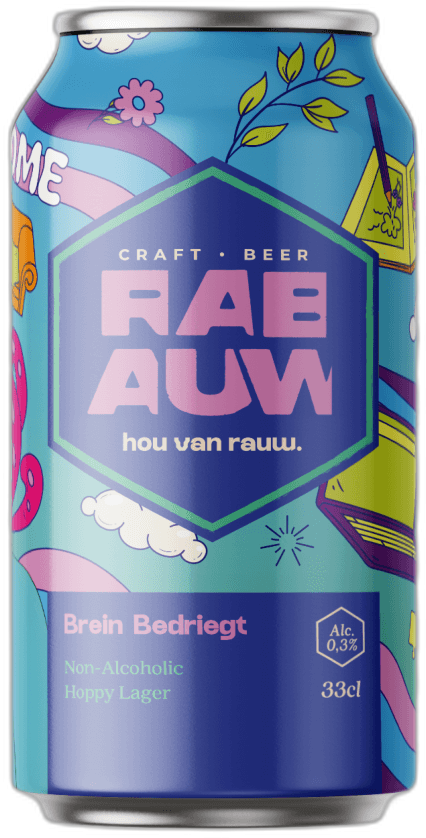 Rabauw Brein Bedriegt blikje van 44cl