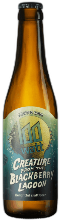 100 Watt Creature from the Blackberry Lagoon flesje van 33cl