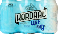 Kordaat Wit 0.0% sixpack met blikjes van 33cl