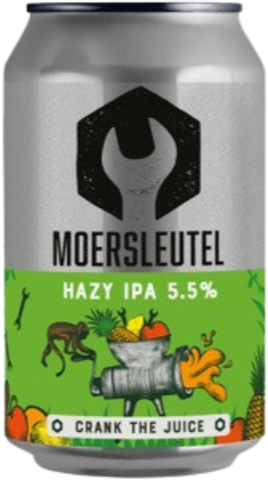 Moersleutel Crank The Juice blikje van 33cl