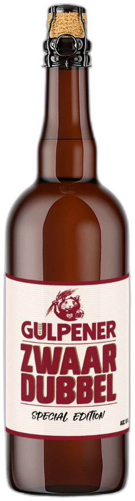 Gulpener Zwaar Dubbel fles van 75cl
