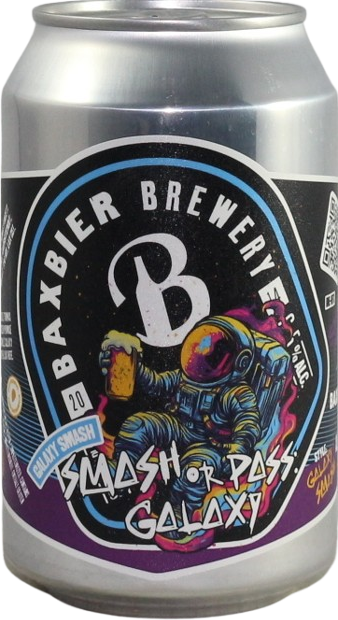 Baxbier SMaSH Or Pass: Galaxy blikje van 33cl