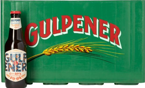 Gulpener 0,3% IPA krat met 24 flesjes van 30cl Gulpener 0,3% IPA krat met 24 flesjes van 30cl