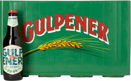 Gulpener 0,3% Weizen krat met 24 flesjes van 30cl