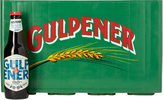 Gulpener 0.0% krat met 24 flesjes van 33cl