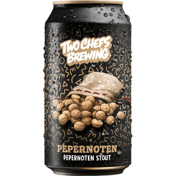 Two Chefs Brewing  Pepernoten Stout  Blik  330ML bij Jumbo Two Chefs Brewing  Pepernoten Stout  Blik  330ML bij Jumbo