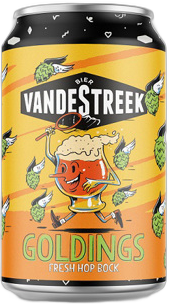 vandeStreek Goldings Fresh Hop Bock blikje van 33cl