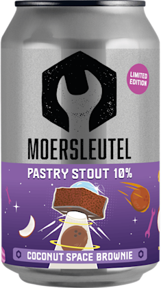 Moersleutel Coconut Space Brownie blikje van 33cl