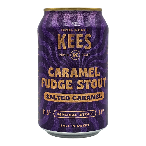 Brouwerij Kees Caramel Fudge Stout Salted Caramel - Stout Speciaalbier - Bestel dit bij Bierbink.nl