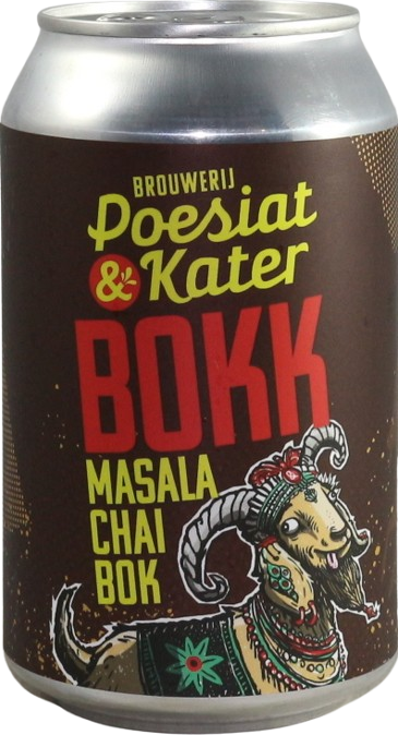 Poesiat & Kater Bokk blikje van 33cl
