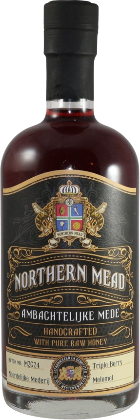 De Noordelijke Mederij Triple Berry fles van 50cl