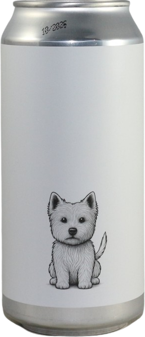 White Dog The Menep blik van 44cl