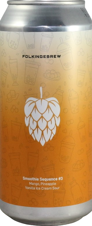 Folkingebrew Smoothie Sequence #3: Mango & Pineapple blik van 44cl