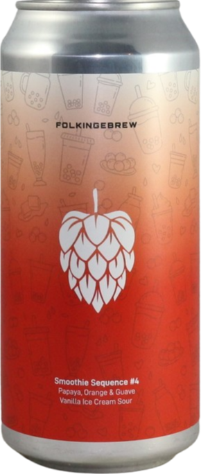 Folkingebrew Smoothie Sequence #4: Papaya, Orange & Guava blik van 44cl