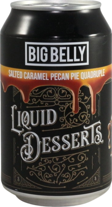 Big Belly Liquid Desserts: Salted Caramel Pecan Pie Quadruple blikje van 33cl