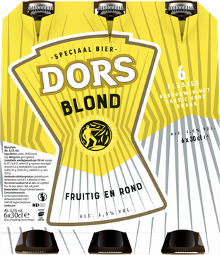 Dors Blond sixpack met flesjes van 30cl