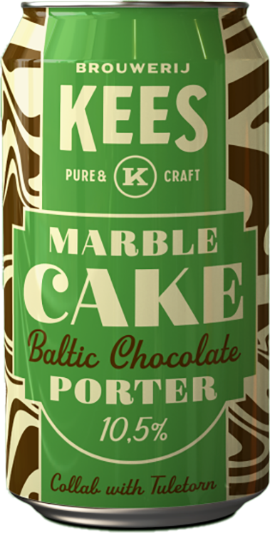 Kees Marble Cake blikje van 33cl