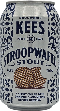 Kees Stroopwafel Stout blikje van 33cl