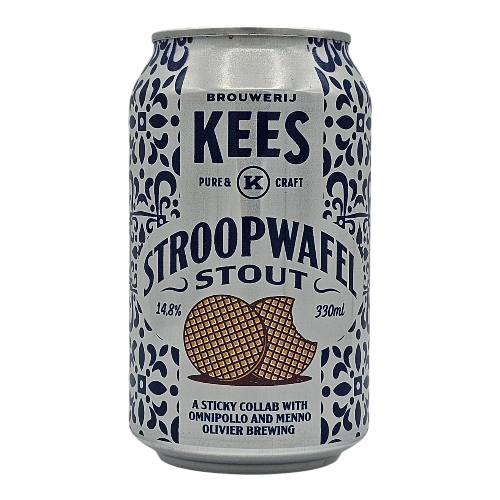 Brouwerij Kees Stroopwafel Stout - Stout Speciaalbier - Bestel dit bij Bierbink.nl