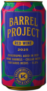Kees Barrel Project 2025 Red Wine blikje van 33cl