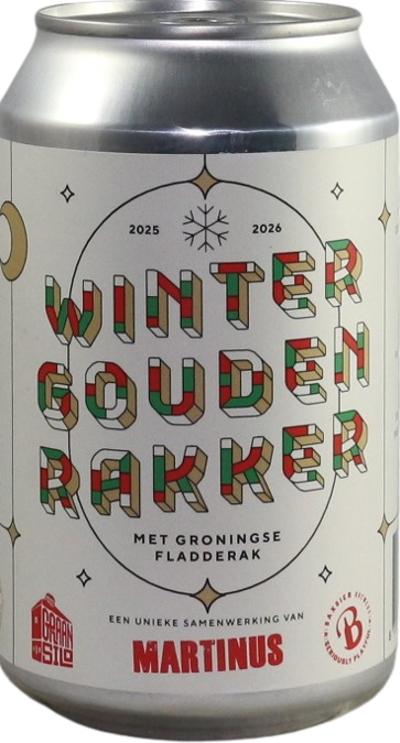 Baxbier Wintergouden Rakker blikje van 33cl