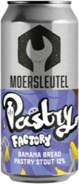 Moersleutel Banana Bread Pastry Stout blik van 44cl