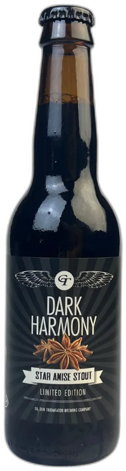 Fles Dark Harmony Star Anise Stout Limited Edition.