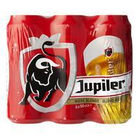 Jupiler set van 6 blikken á 0,50 liter Jupiler set van 6 blikken á 0,50 liter