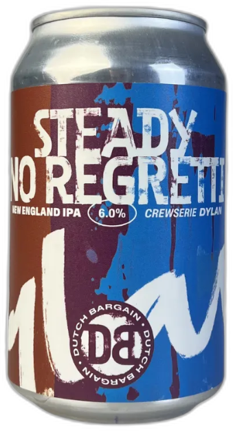 Dutch Bargain Steady No Regretti blikje van 33cl