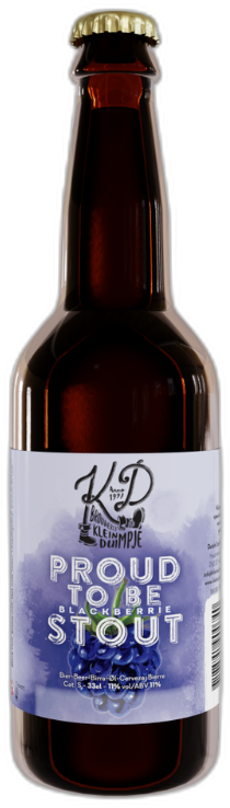Klein Duimpje Proud to be Stout flesje van 33cl