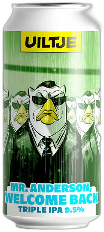 Uiltje Mr. Anderson, Welcome Back blik van 44cl