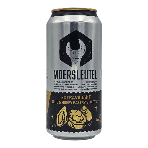 Moersleutel Extravagant Nuts & Honey - Stout Speciaalbier - Bestel dit bij Bierbink.nl