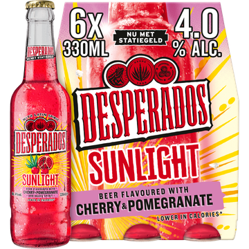 Desperados Sunlight Cherry & Pommegranate 6x330ML bij Jumbo