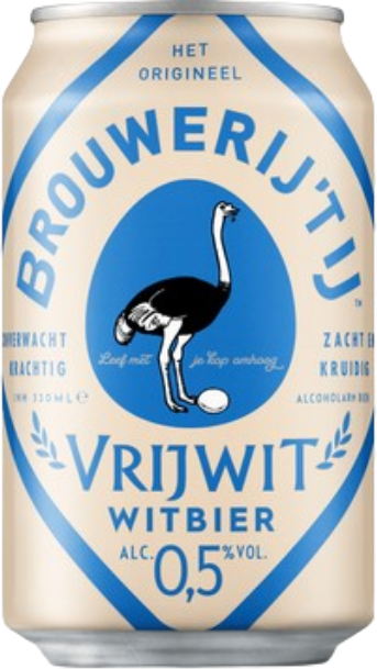 VrijWit blikje van 33cl